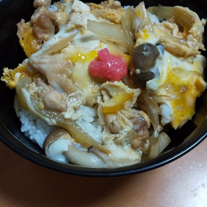 すき焼き風親子丼